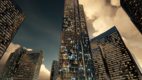 Skyscrapers-or-Modern-Buildings-in-the-City