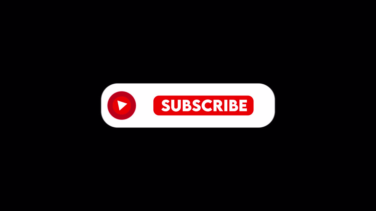 Mouse Cursor Clicking Subscribe Button Animation
