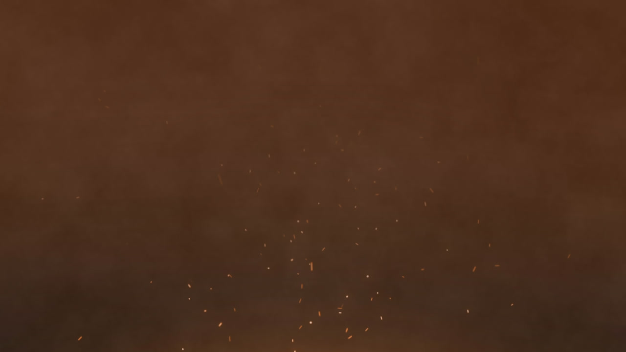 복사 공간과 함께 갈색 배경에 폭발하는 불꽃놀이에 대한 빛의 불꽃의 애니메이션