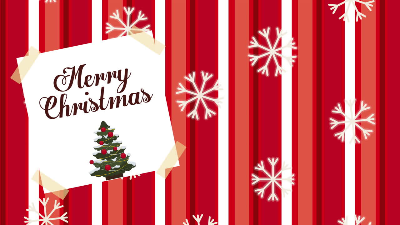 소나무 와 함께 해리 크리스마스 카드