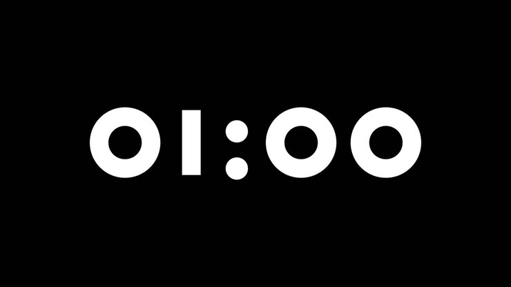 One Minute Countdown On Variex 1 Typography In Black And White