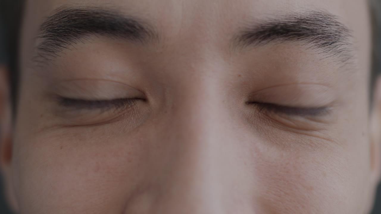 사람의 눈의 클로즈업