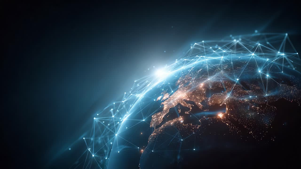 Stunning Visualization of a Connected Earth: A Glimpse into the Future of Global Networking and Communication Technologies
