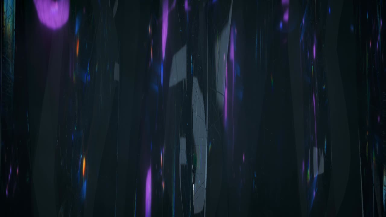 Abstract background with reflections 3D render seamless loop animation