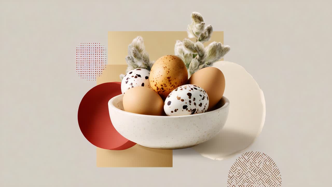 Easter egg arrangement
