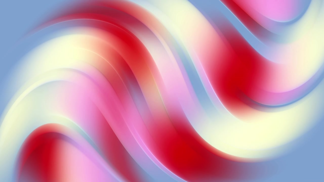 Seamless Loop of Abstract Colorful Wavy Gradient Background