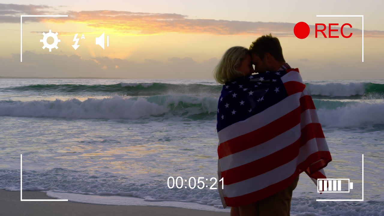 ถ่ายทำคู่รักบนชายหาดด้วยกล้องดิจิทัล 4K