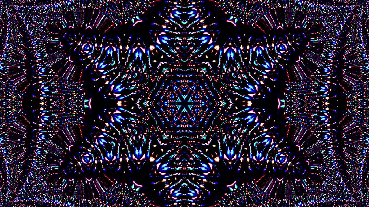 luz abstracta brillante que gobierna el color completo, caleidoscopio