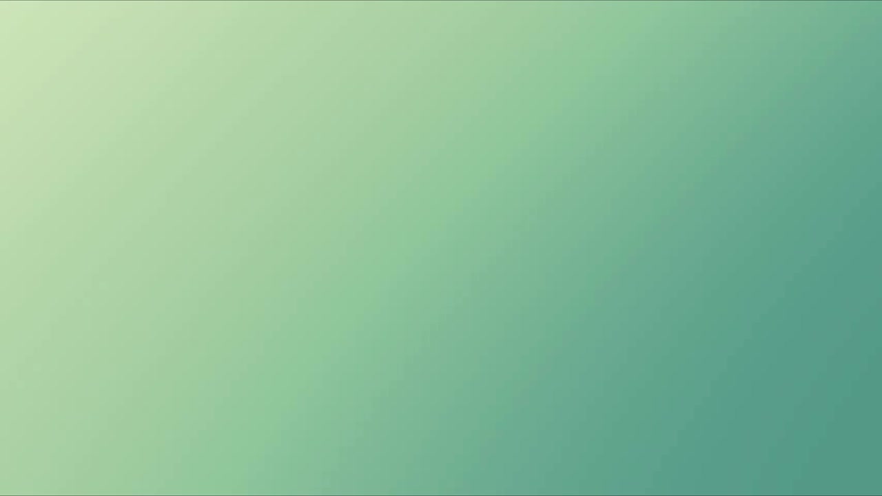 Abstract Green Gradient Background with Soft Light Motion