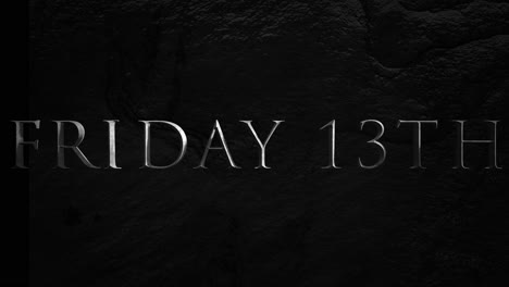 Friday-13th-on-horror-grunge-wall-in-underground