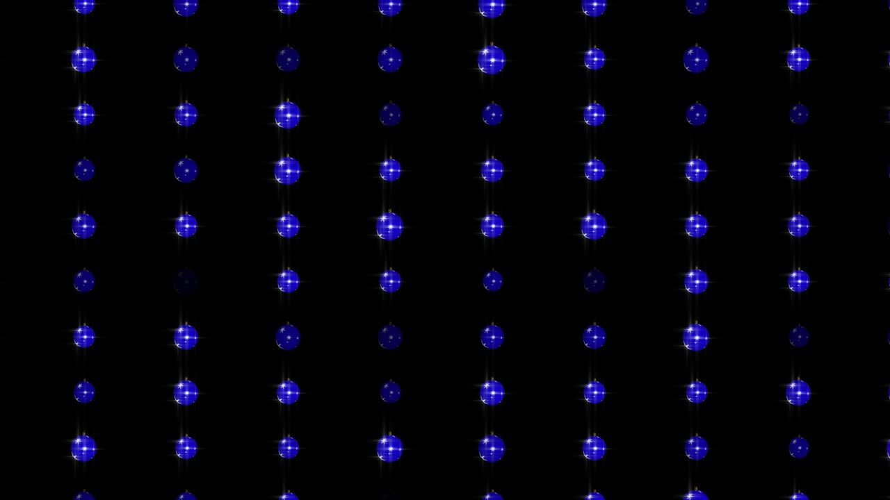 frames, blue New Year with beautiful Christmas balls, blend mode