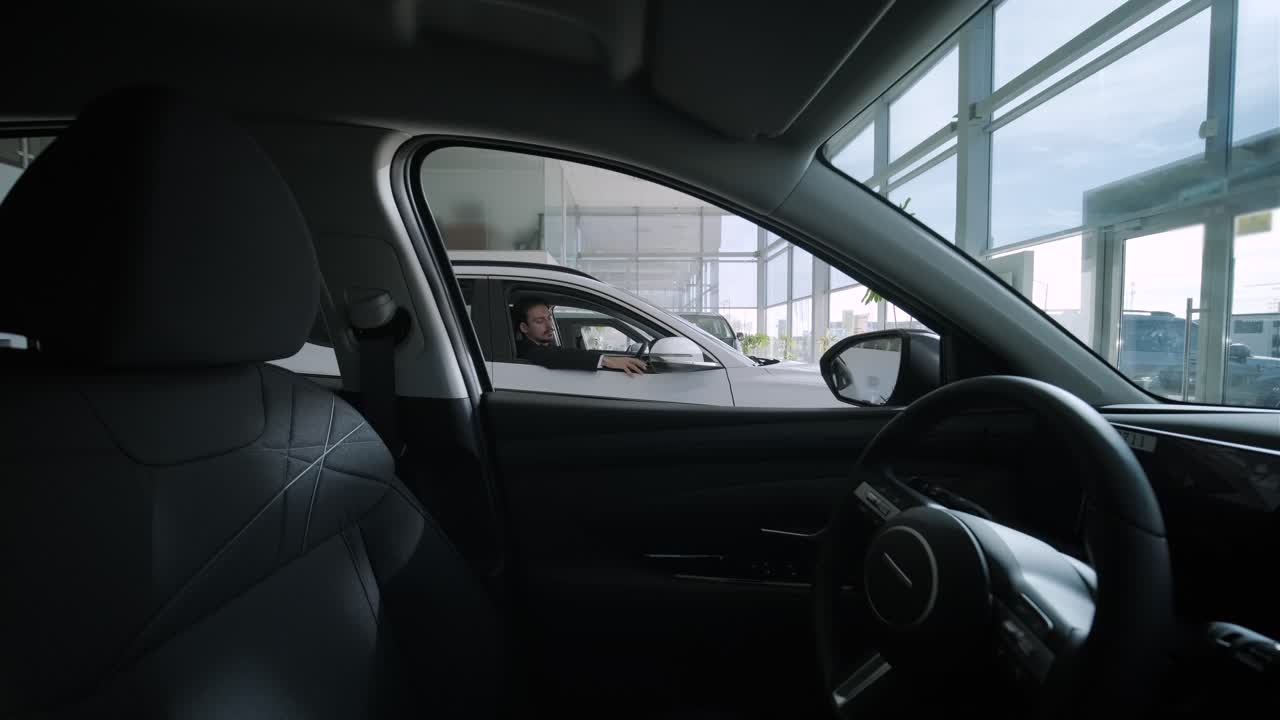 Car Interior at Dealership