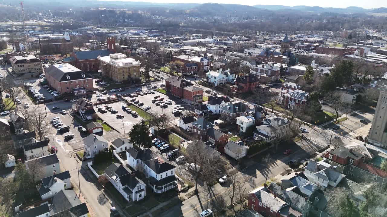 Drone su Lancaster, Ohio, centro