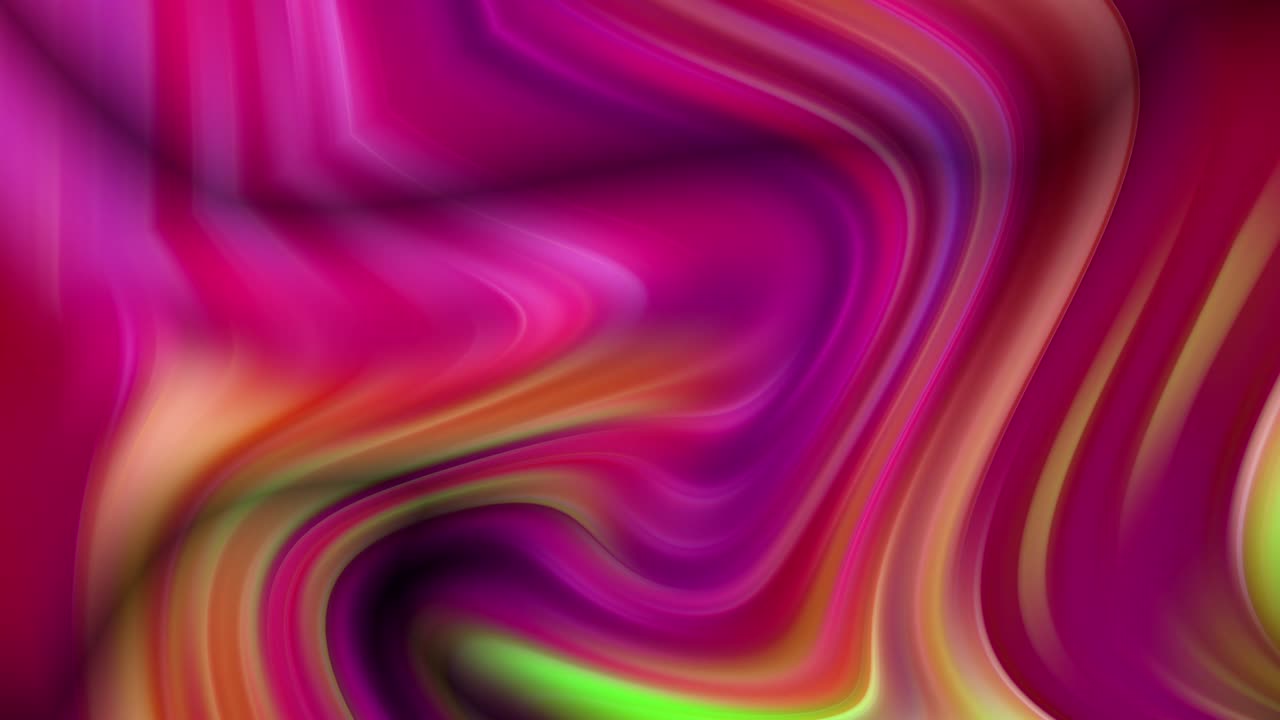 Sfondo astratto in movimento con texture marmorizzata colorata a vortice. Sfondo animato astratto e colorato.