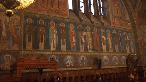 Artistic-frescoes-from-the-interior-of-the-Temple-of-Saint-George-in-Sofia