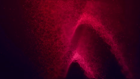 curvas abstractas rojas de fondo bucle sin costuras