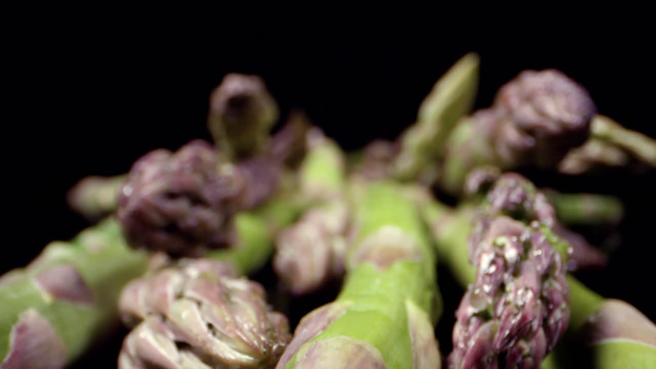 Fresh Asparagus green high quality healthy vegetable super macro close up shoot