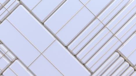 white moving cubic surface. abstract background