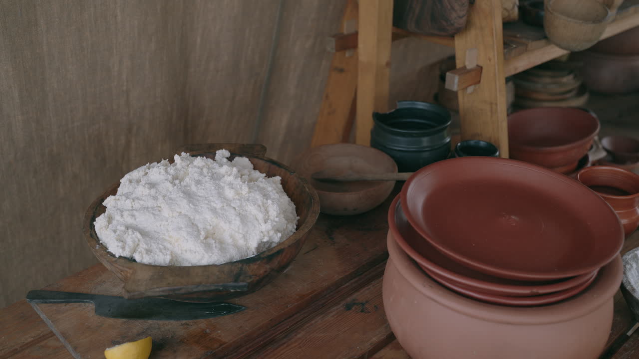 Medieval Cheese Making
