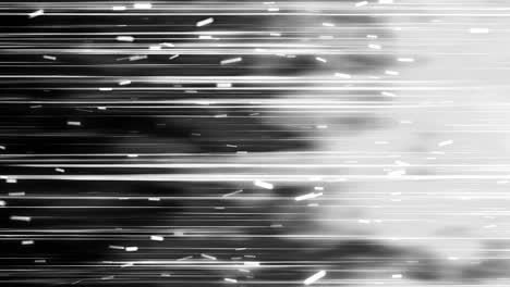 animación de líneas de manga o cómics. efectos de velocidad de acción. rayos de luz, explosión, poder. animación de bucle de deformación de hipervelocidad. líneas rectas en blanco y negro.