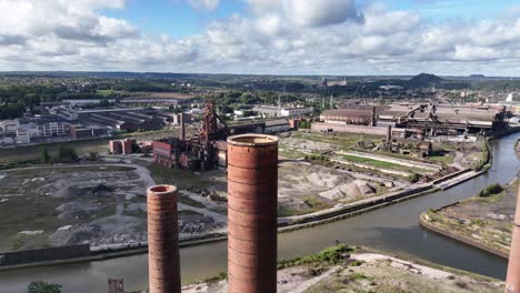 blast furnace in charleroi, belgium