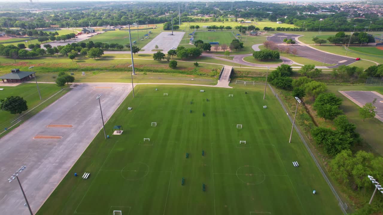 Aerial flight over KYA sports complex