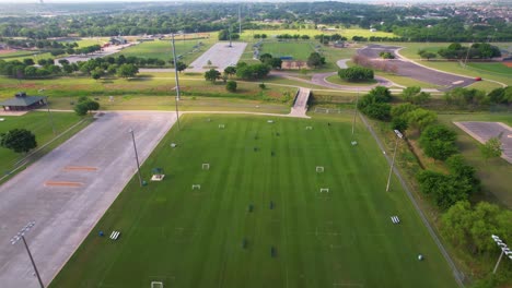 aerial flight over kya sports complex