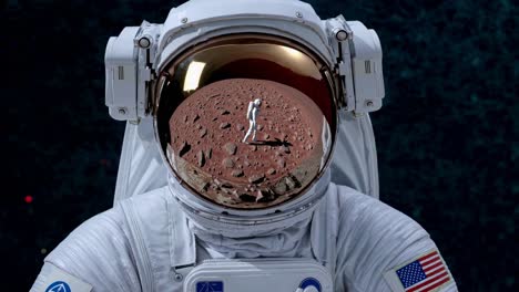 astronauta en marte