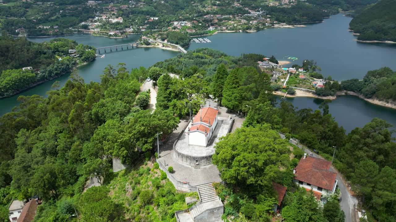 Aerial View of Capela de Nossa Senhora da Concei&ccedil;&atilde;o, a Charming Church in Ger&ecirc;s National Park