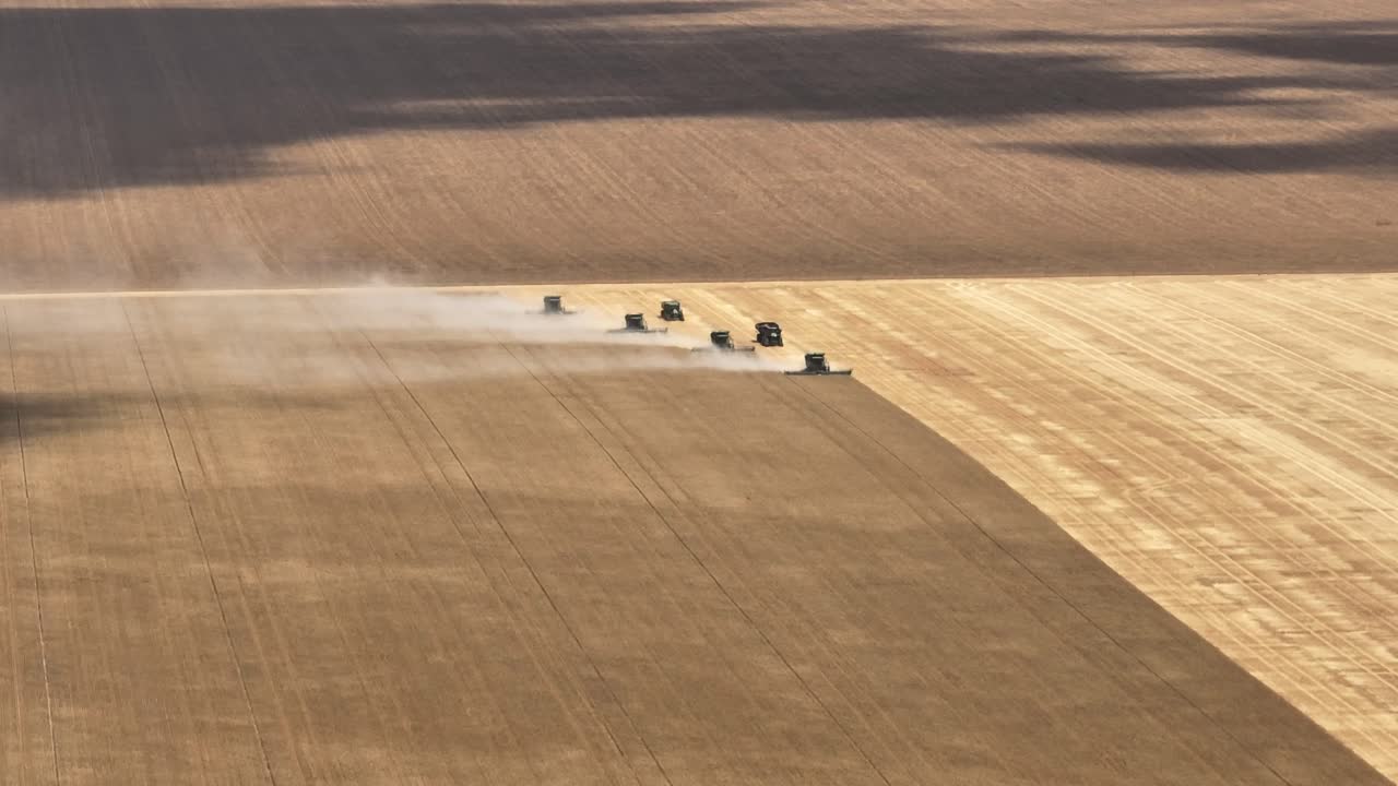 웨스턴오스트레일리아의 넓은 에이커 곡물 수확