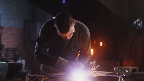 metalworking in a workshop