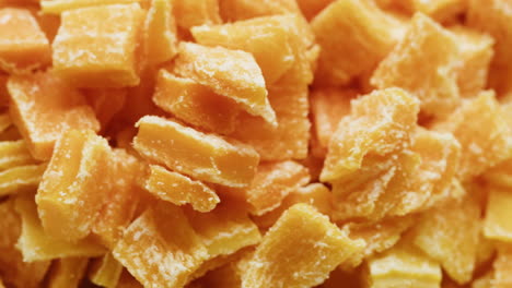 dried mango cubes