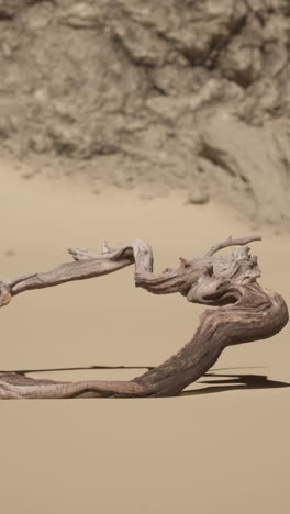 driftwood in the desert