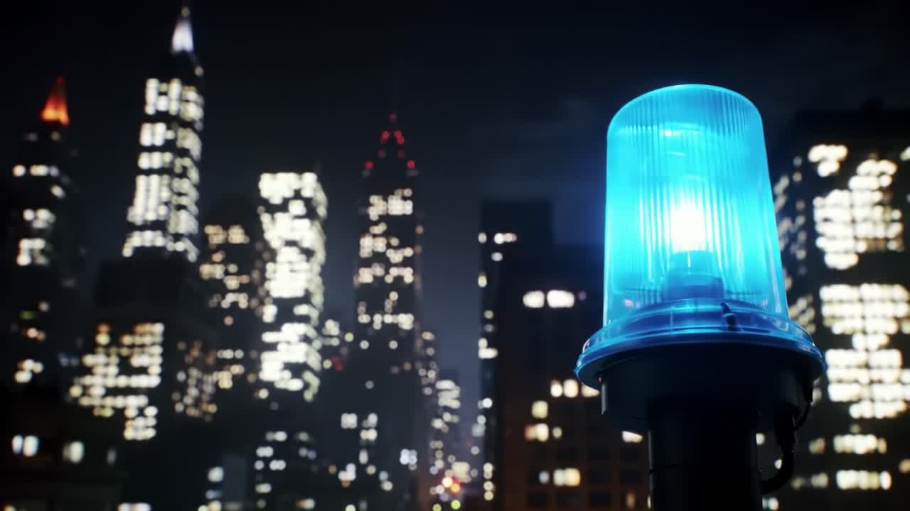 Emergency Light in Night City