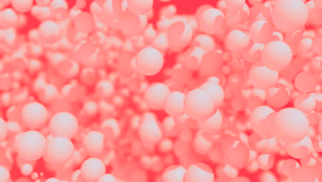 abstract pink and red spheres