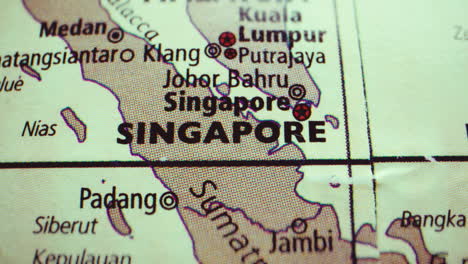 map of singapore and surrounding regions