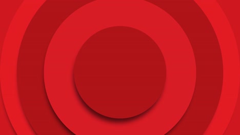 3d rendering, red circle abstract background