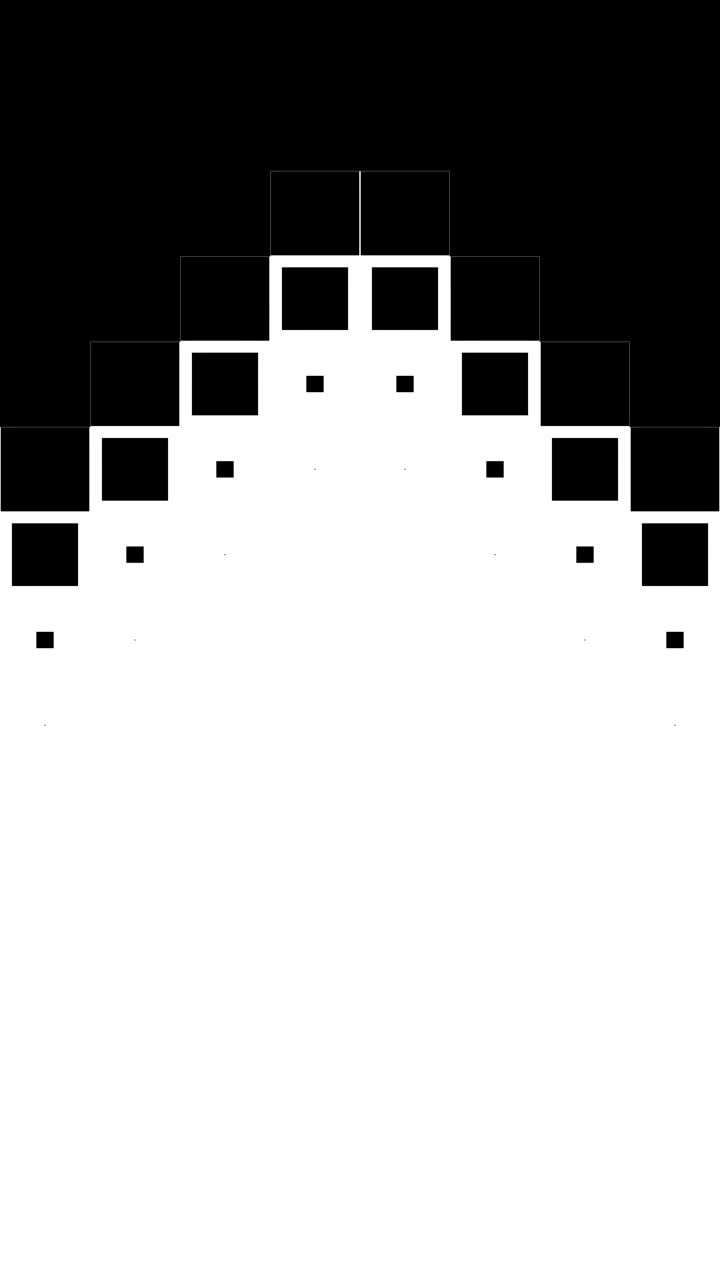 Abstract Geometric Animation of Expanding and Contracting Squares