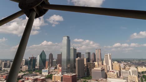 dallas skyline from above