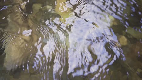 muscular man and waterfall. slow motion.