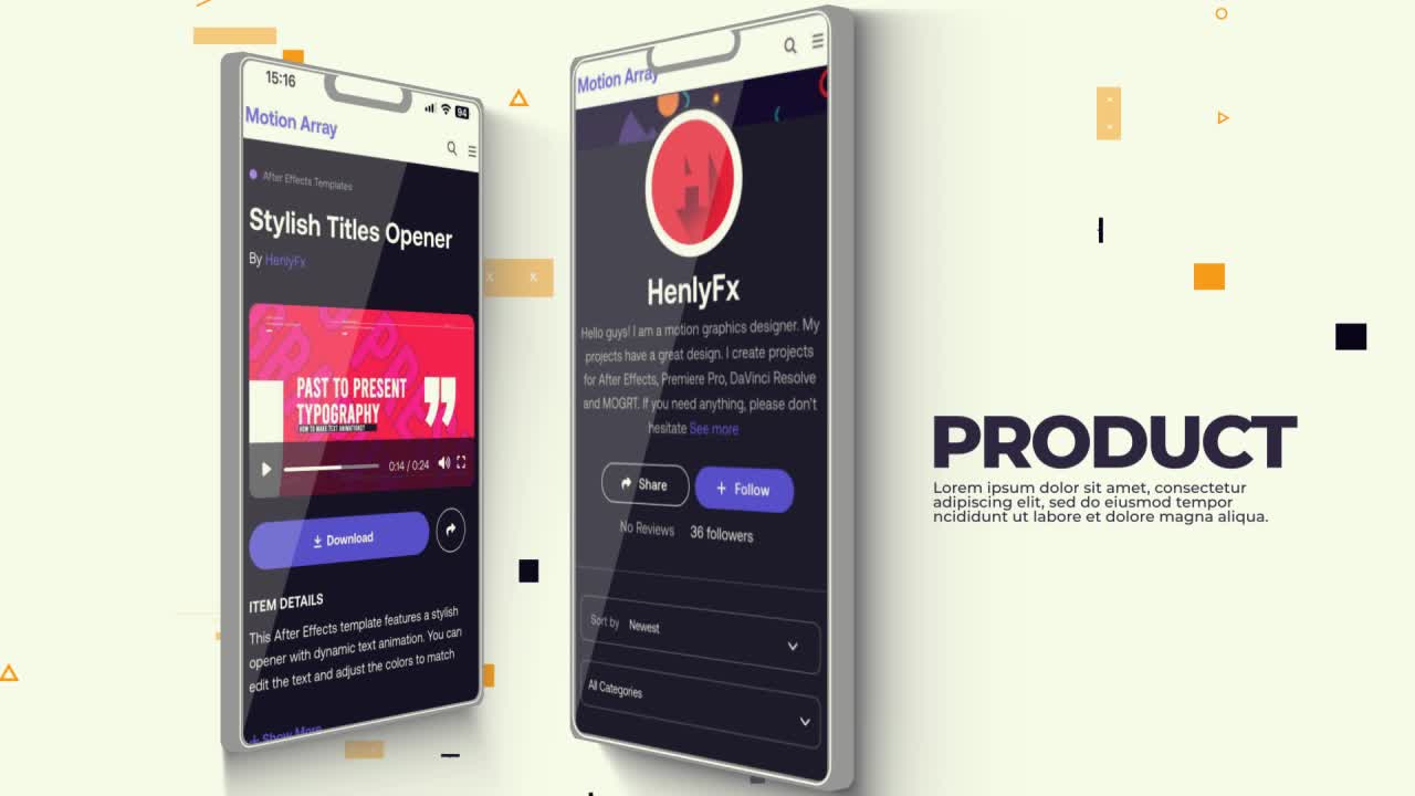 Smartphone Application Templates and Designs