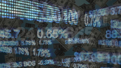 compuesto digital de billetes de dólar