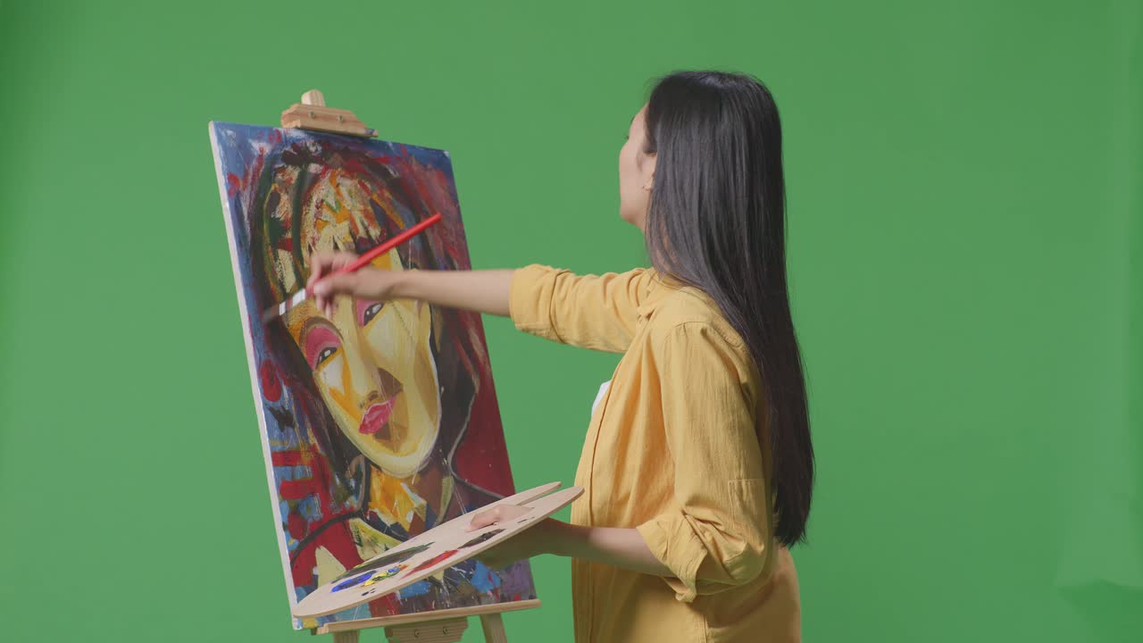 초상화를 그리는 여자