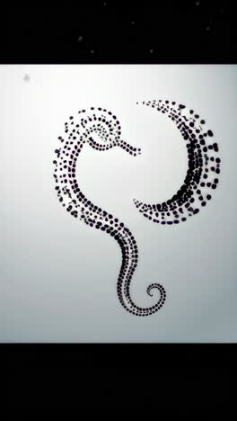 abstract seahorse design