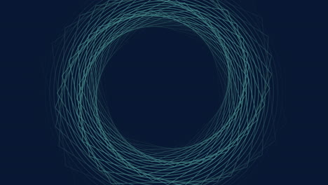 delicate blue spiral pattern formed by thin lines