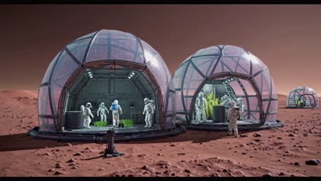mars colony habitats