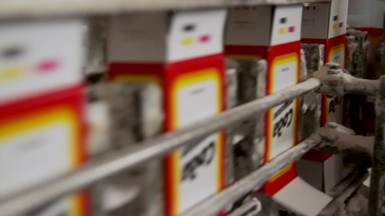 Boxes on a Production Line
