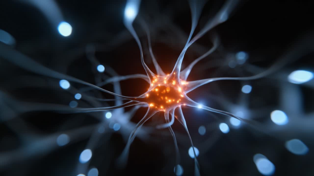 Esplorando l'intricato mondo dei neuroni: una visione ravvicinata delle connessioni neurali che evidenzia la complessità dei processi di segnalazione e comunicazione cerebrale