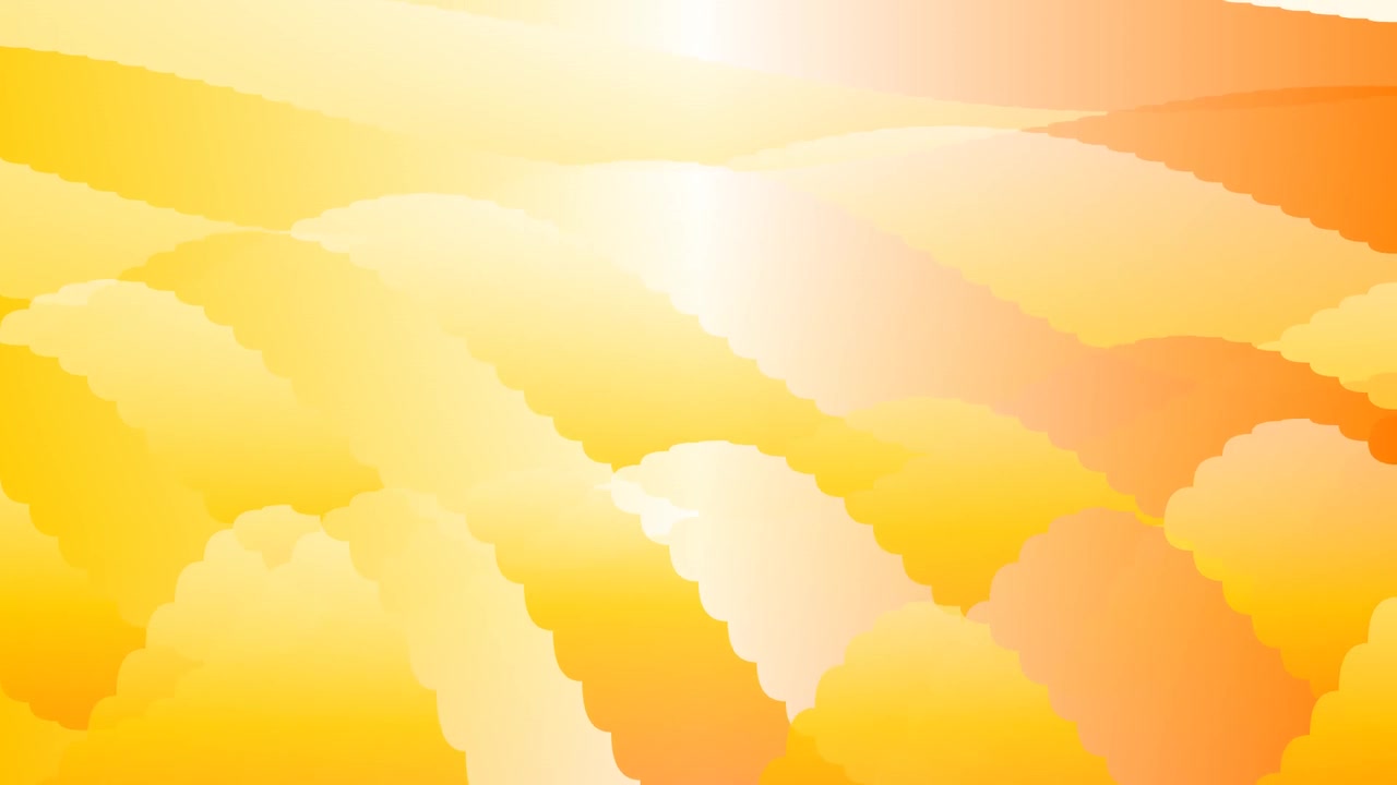 Abstract Motion Background with Soft Yellow and Orange Waves