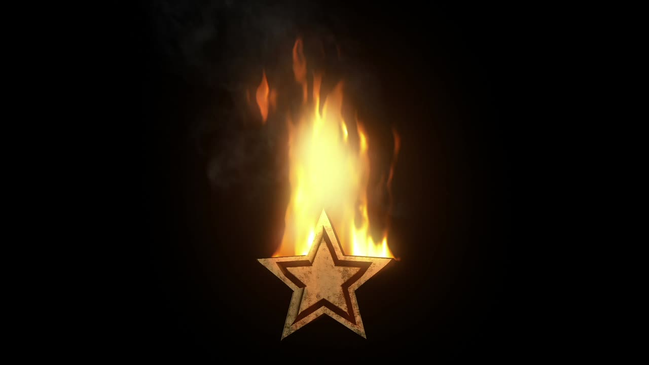 la estrella ardiente